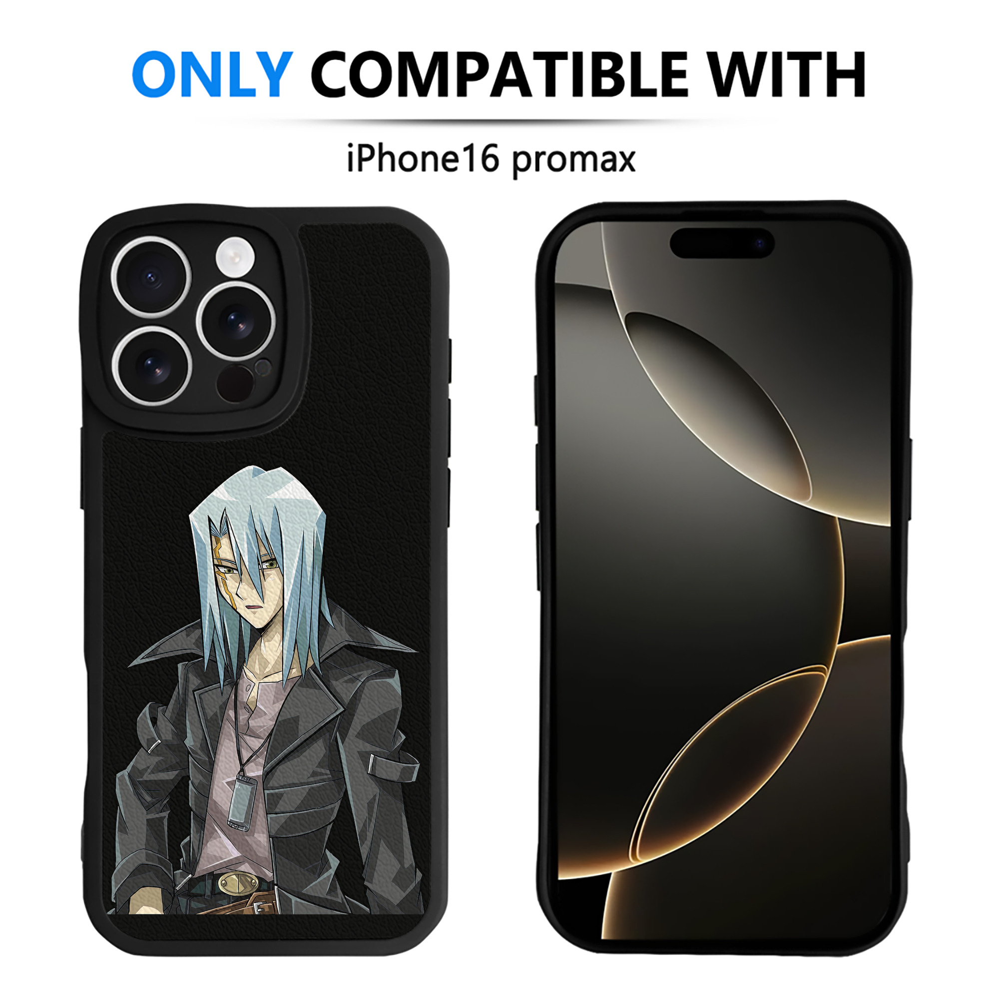 （画像用） 遊☆戯☆王 Yu-Gi-Oh! 【iPhone 16シリーズ対応】シリコンスマホケース（レザー調） 材質：シリコン